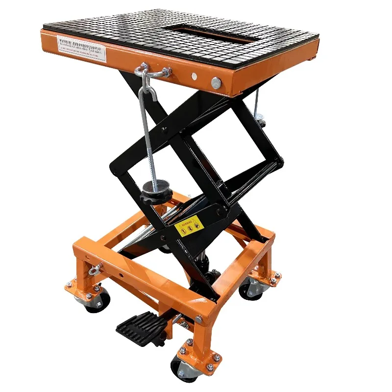 Heavy Duty Dirt Bike Motorbike Scissor Lift Stand Table Motorcycle Scissor Jack Hydraulic Motorcycle Lift Machine