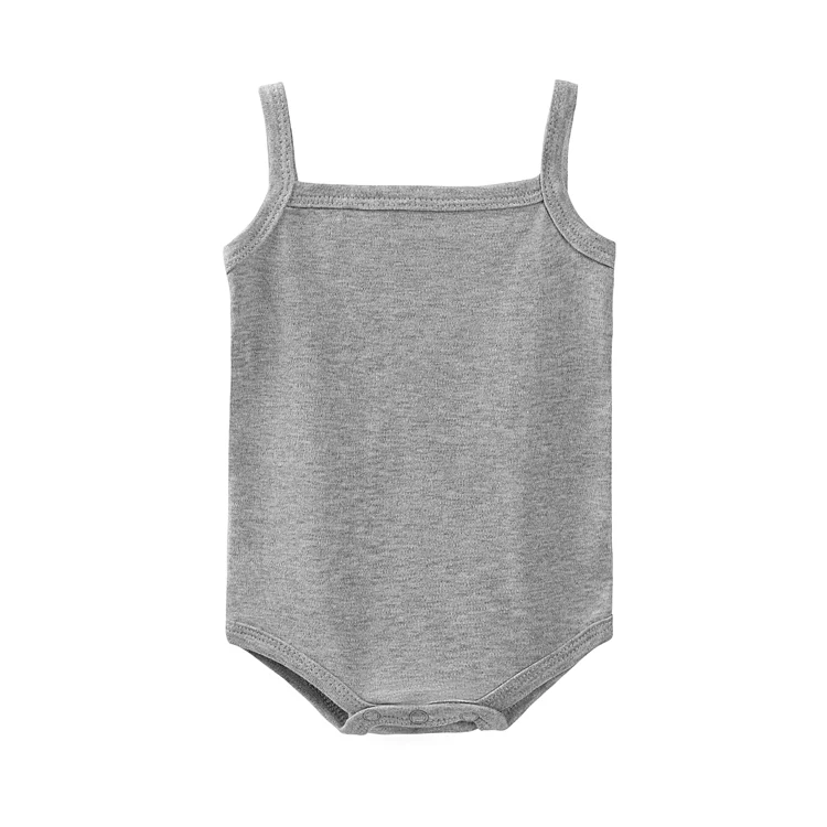 Baby Camisole Romper Undershirt Girl Cotton Summer Baby Onesie Newborn Boy 80cm 90cm Sleeveless Black Yellow Toddler Infant Tops