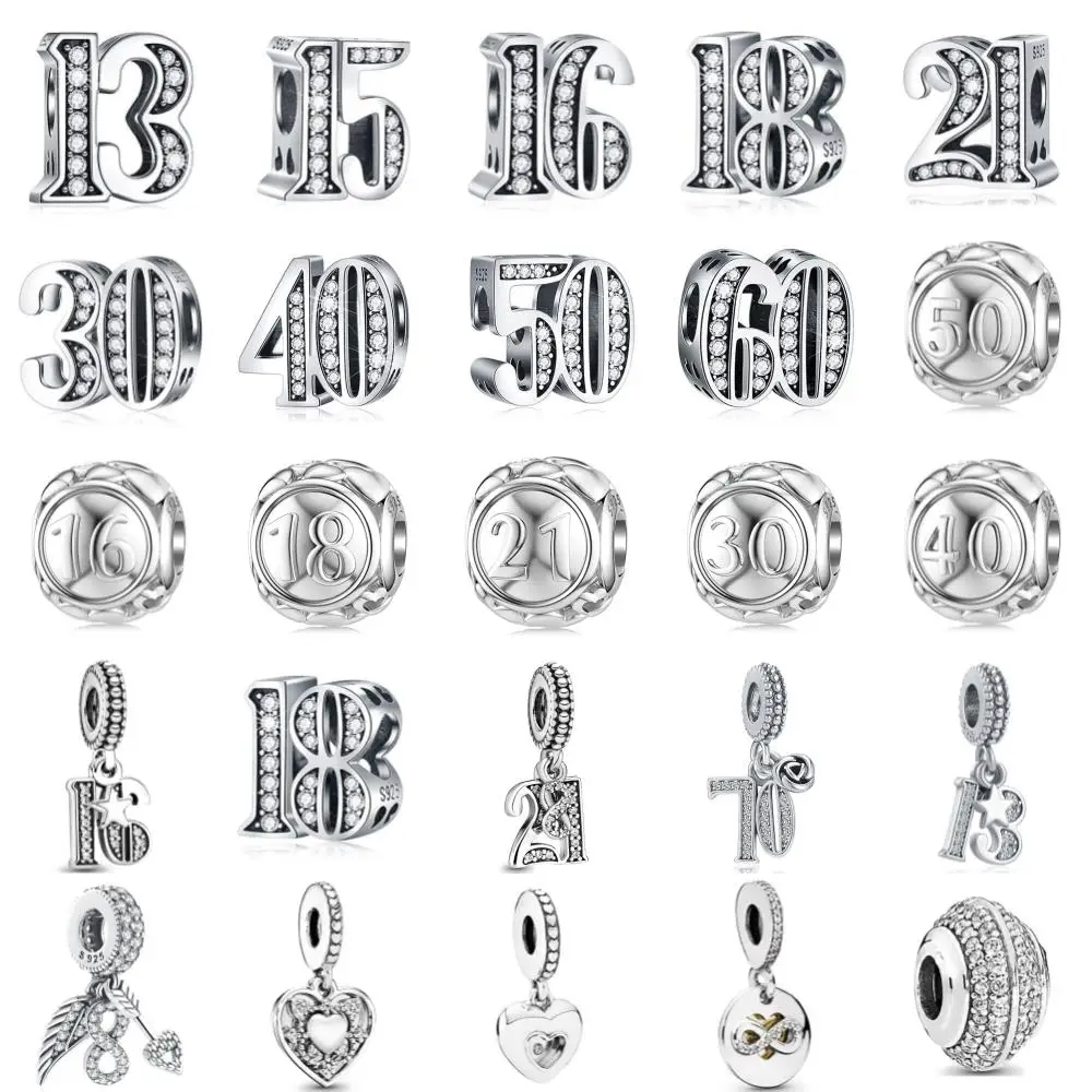 جديد 925 فضة الشكل ستار سحر of ley 925 سلسلة مطرز صالح الأصلي قلادة سوار DIY بها بنفسك السيدات مجوهرات اكسسوارات