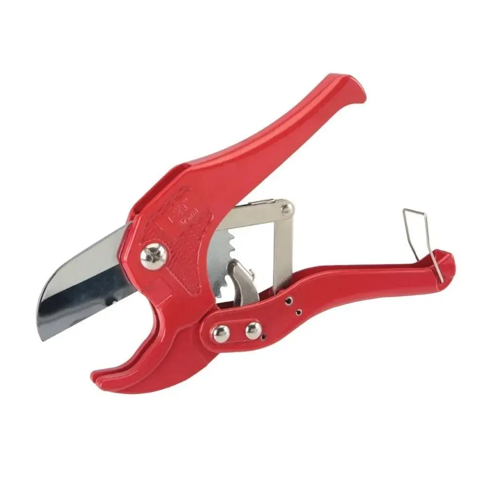 

2 Pcs Durable PE Hose Cutter PPR Plumbing Tool PVC Pipe Cutter Red PVC Cut Ratchet Tubing