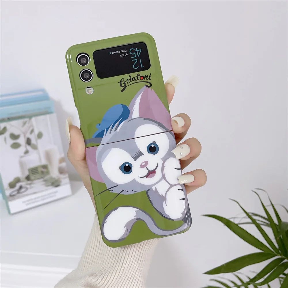 Милый мультяшный чехол для телефона StellaLou с рисунком аниме для Samsung Galaxy Z Flip 3 4 ZFlip5