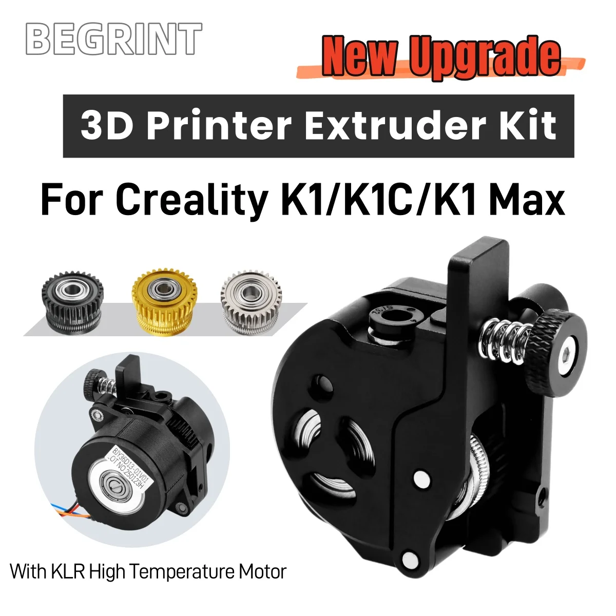 Upgrade Extruder For Creality K1 K1C K1 Max Hummingbird Extruder With Motor Extrusion Mechanism Kit 3D Printer Part Accessory