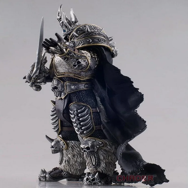 شخصية لعبة Wow Fall Of The Lich King، شخصية Arthas Menethil، تمثال PVC، نموذج قابل للجمع، هدية للأطفال، 15 سم