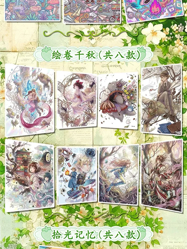 Hayao Miyazaki Anime Collection Acrylic Shikishi Board Studio Ghibli Princess Mononoke Nausicaa Castle in the Sky Art Print Card
