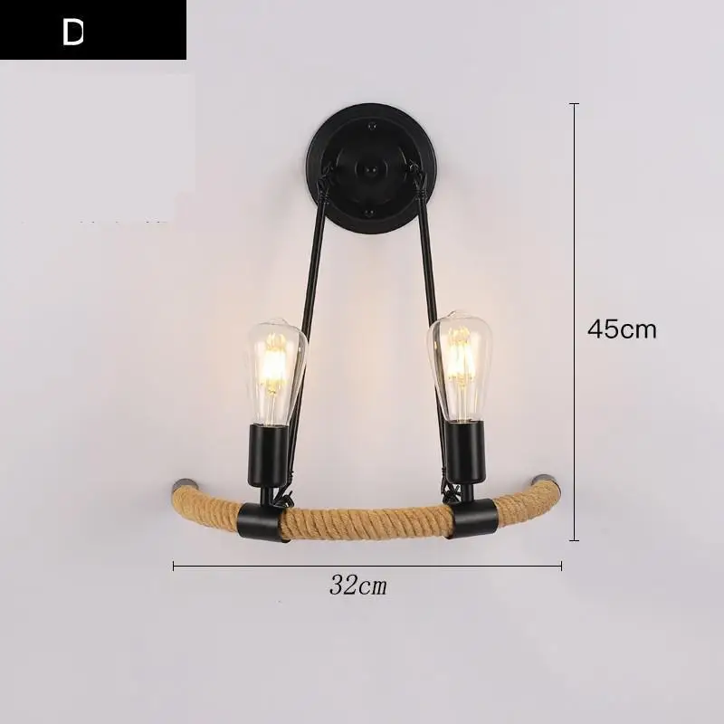 Loft Wall Light Up Down Appliques Luminaires Murales Bathroom Light Vintage Industrial Wall Lamp House Lighting Fixtures