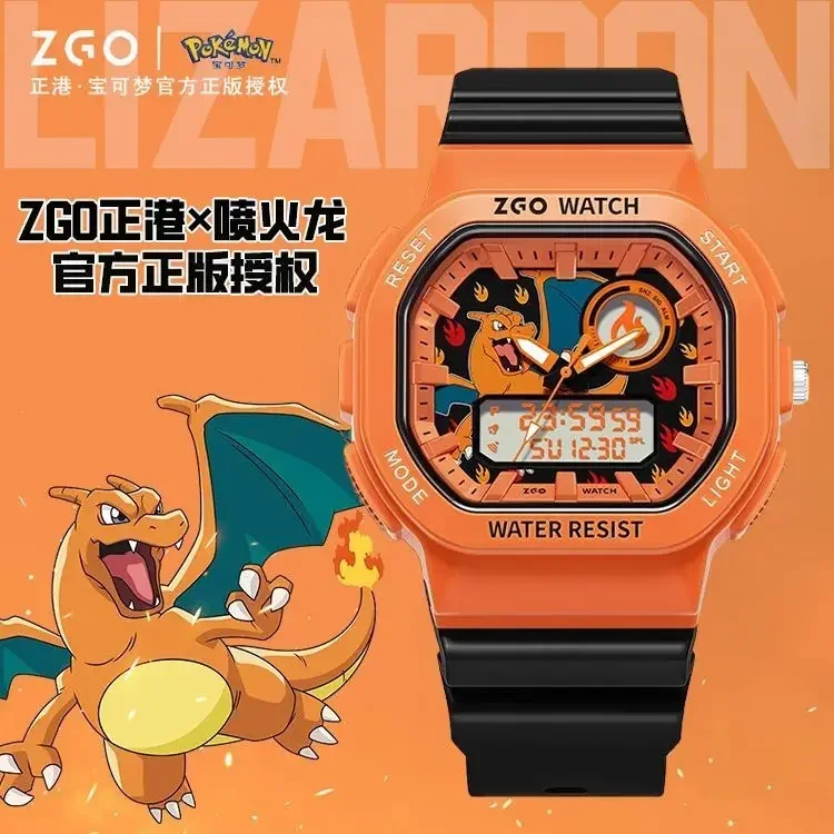 pokemon-anime-pikachu-cartoon-charizard-watch-youth-big-boy-cool-waterproof-sports-electronic-watch-student-term-begins-gift