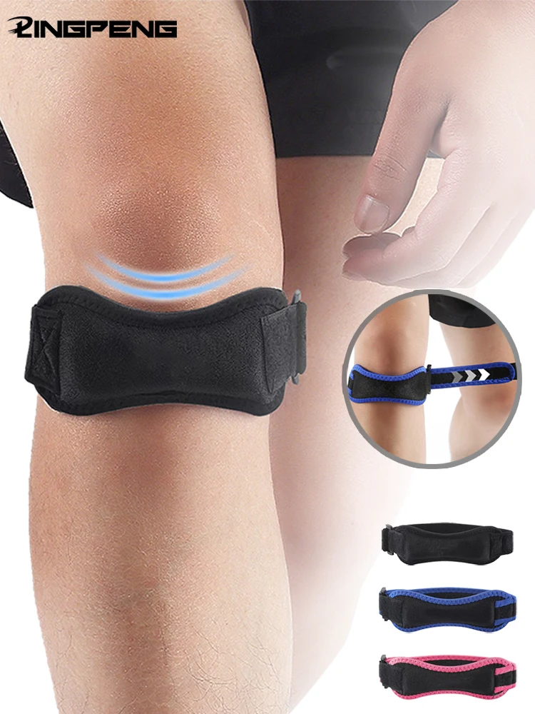AliExpress Shock Absorption Protection, Patellar Knee Protection, Adjustable Pressure Protection, Patellar Strap for Outdoor Cycling