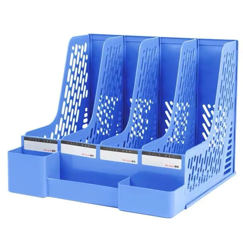 22 Color A4 File Sorting Rack Folder Storage Box Desktop File Box Thick Partition File Basket Multi-layer Shelf Office Bookshelf