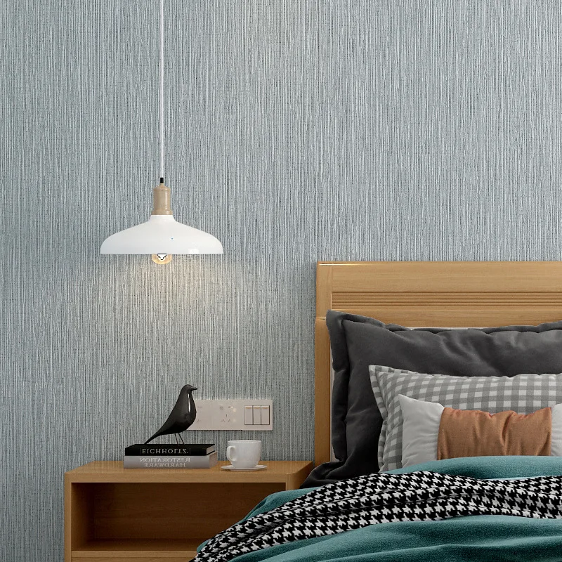 ورق حائط ذاتي اللصق من الكتان السميك مقاوم للماء ومقاوم للرطوبة لغرفة المعيشة وغرفة النوم وديكور المنزل