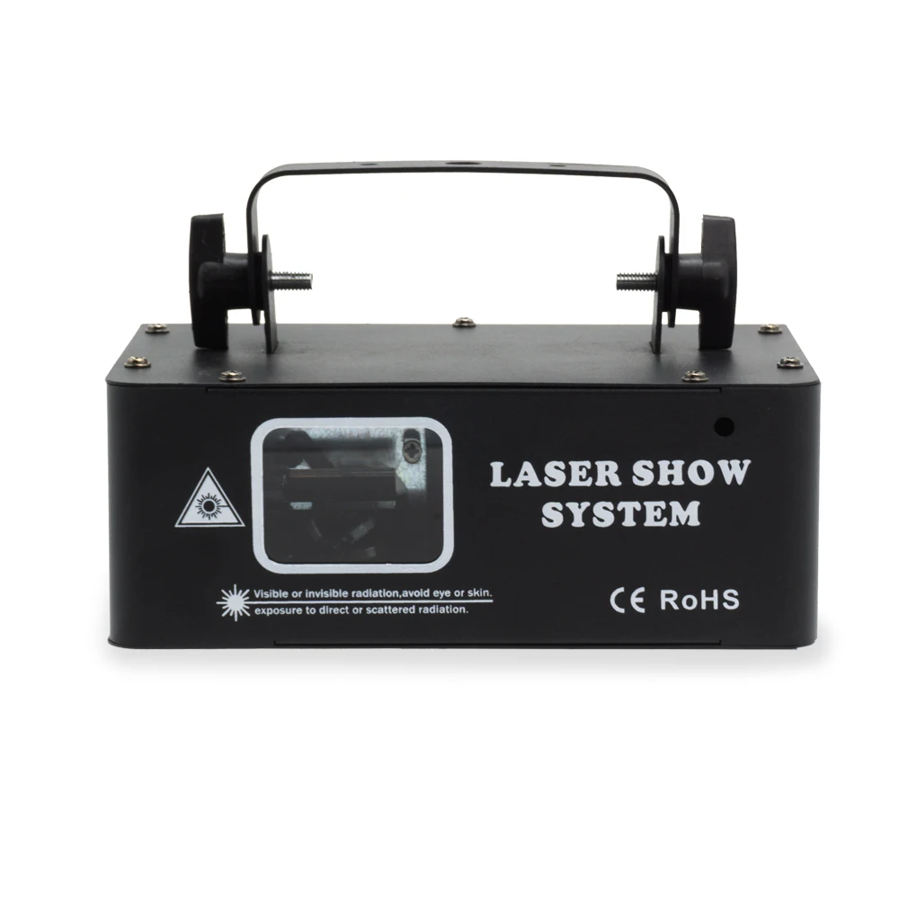 500mW Single Head RGB Animation Laser Light Built-in Effects DMX512 Stage Laser Projector for DJ Club Disco Bar Party Event Perf