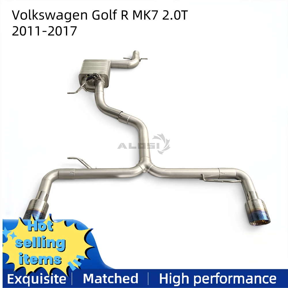 

Intelligent valve control cat back exhaust pipe for Volkswagen Golf R MK7 2.0T 2011-2017 exhaust system muffler