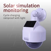 1PC Solar Fake Camera Dummy Security Camera with LED Red Light Waterproof Fake Security Camera for Outdoor Garden Patio Driveway 2