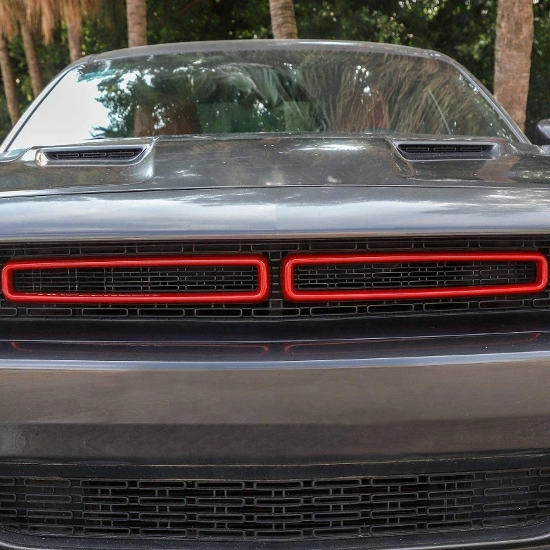 Car modification accessories, ABS front grille, middle grille decorative ring