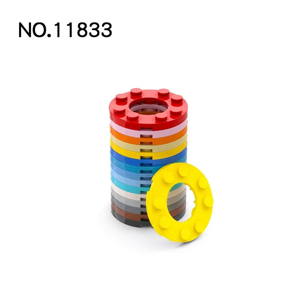 50pcs MOC monta particelle 11833 4x4 per blocchi di costruzione parti mattoni fai-da-te modello sfuso giocattoli educativi per