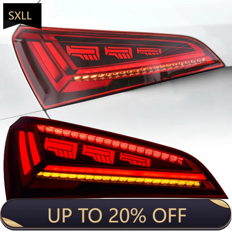 

SXLL Q5 Light Emitting Diode Taillight 2008-2018 Dynamic Signal Animation Taillight Brake Reversing Auto Parts