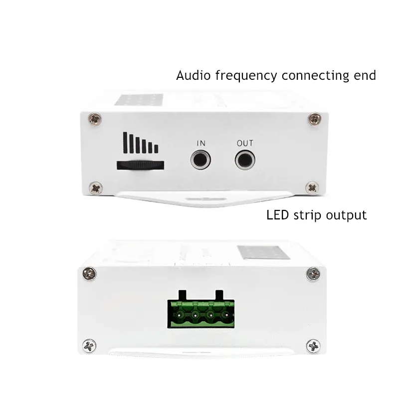 10DC5V 12V 24V IC Digital Addressable LED Strip Music Controller Pixels Colorful x2 Controller