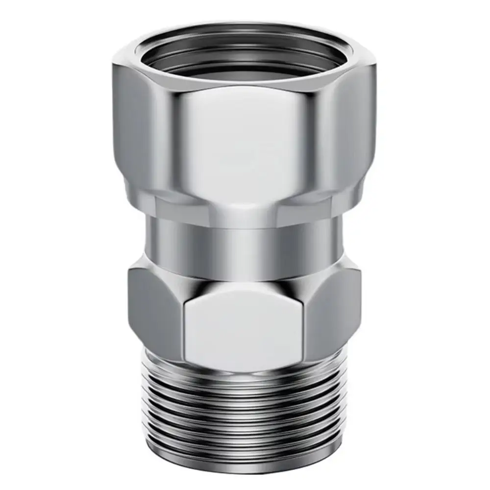 New 304 Stainless Angle Valve Connector 360 Rotatable 20mm Pipe Fitting Pipe Swivel Connector Home Plumbing
