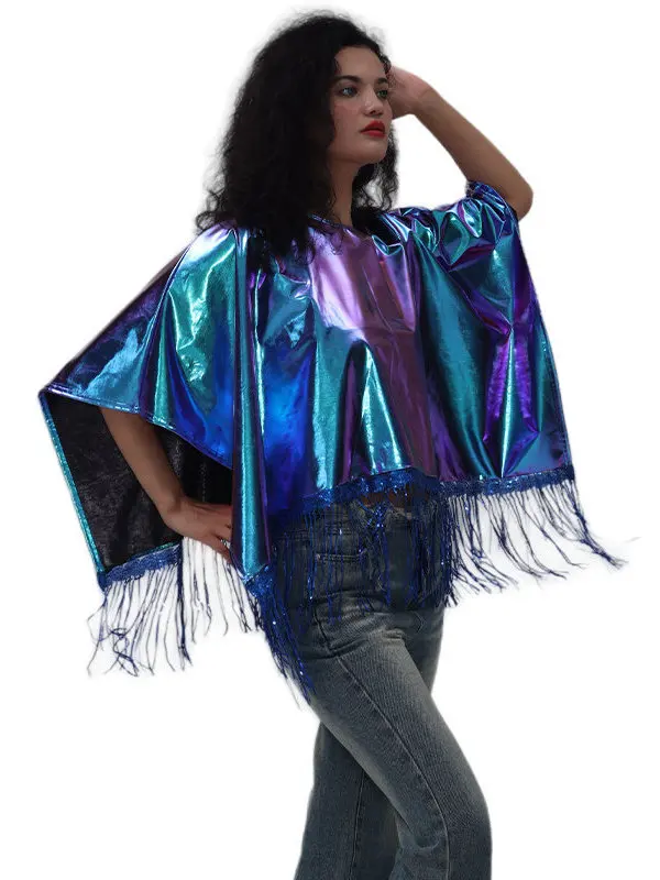 

Женская свободная одежда с бахромой и кисточками, этнический стиль, весенняя коллекция 2026 года, для выступлений, трансграничная торговля