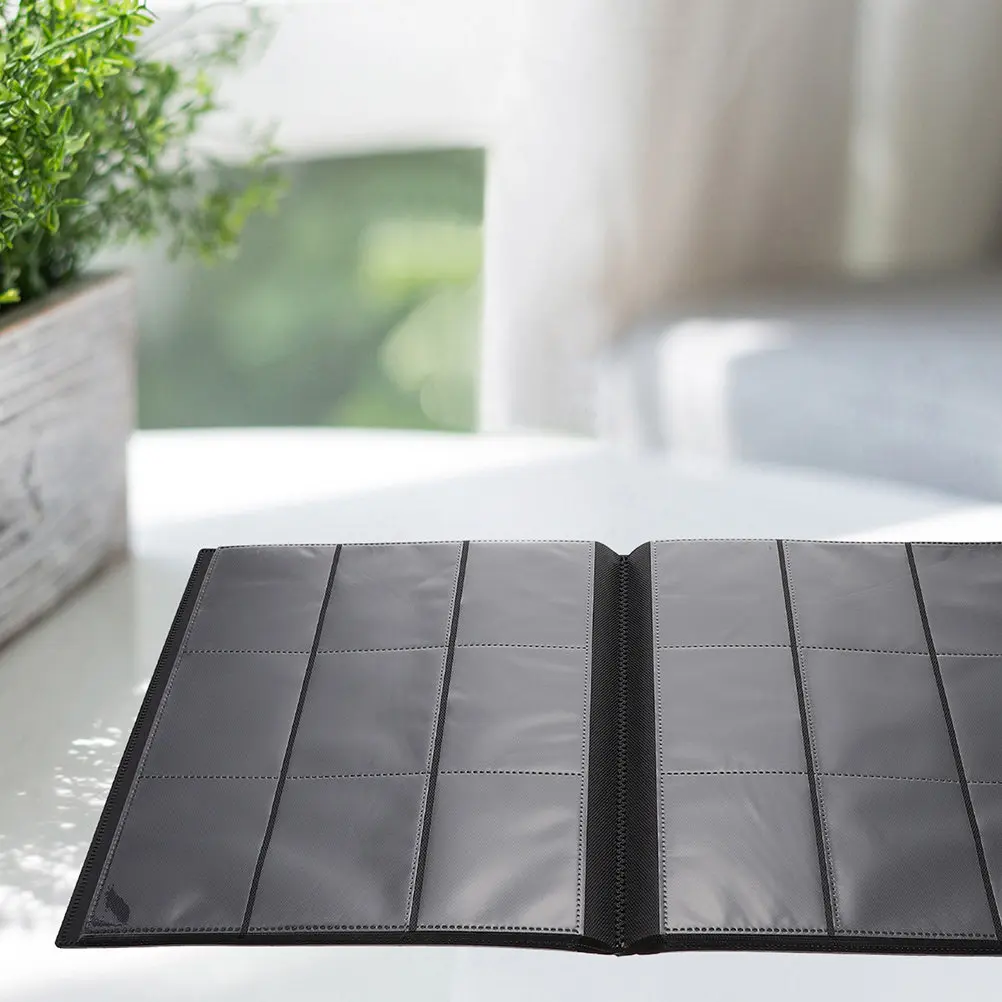 

Альбом для хранения карт увеличенного размера на 1200 карманов, папка для коллекционных карточек, органайзер для спортивных и игровых коллекций, защитные чехлы-протекторы