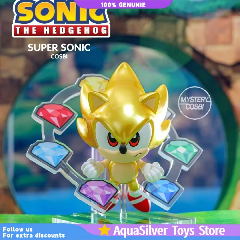 

New Genuine Hottoys Cosbi & Sonic Sega Sonic Blind Box Sonic Anime Figures Mystery Box Sonic Model Miniature Model Gift Toys