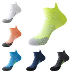 Running Socks Men's Women's Fitness Sports Quick Dry Absorbent Breathable Professional Anti-friction Marathon Running Socks