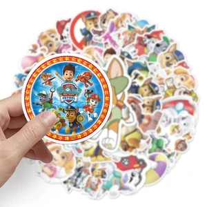 Cool Cute Paw Patrol Stickers, PVC decal, telephone decoration, skateboarding, luggage, refrigerator, graffiti label, child toy gift, 10 pcs, 30 pcs, 50pcs 12 Main Sales Sticker for Refrigerator - №11