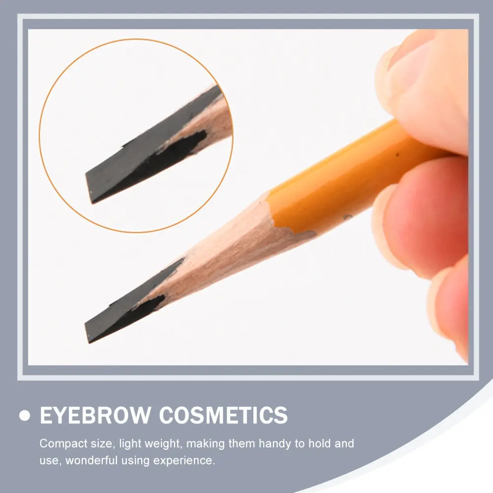 

2 шт. компактных карандашей для бровей с двумя наконечниками, ручки для макияжа бровей для женщин, точное нанесение, портативный инструмент, идеальный подарок