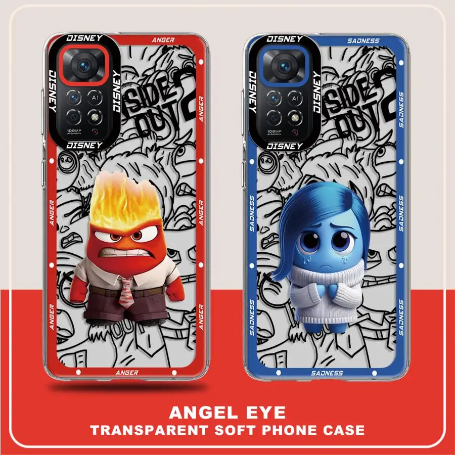 Disney Inside Out phone Case for Mi 11 Lite 5G 11T Pro Poco X3 NFC X3 Pro X4Pro5G X4 GT X5 5G X5 Pro 5G M3 Pro 5G