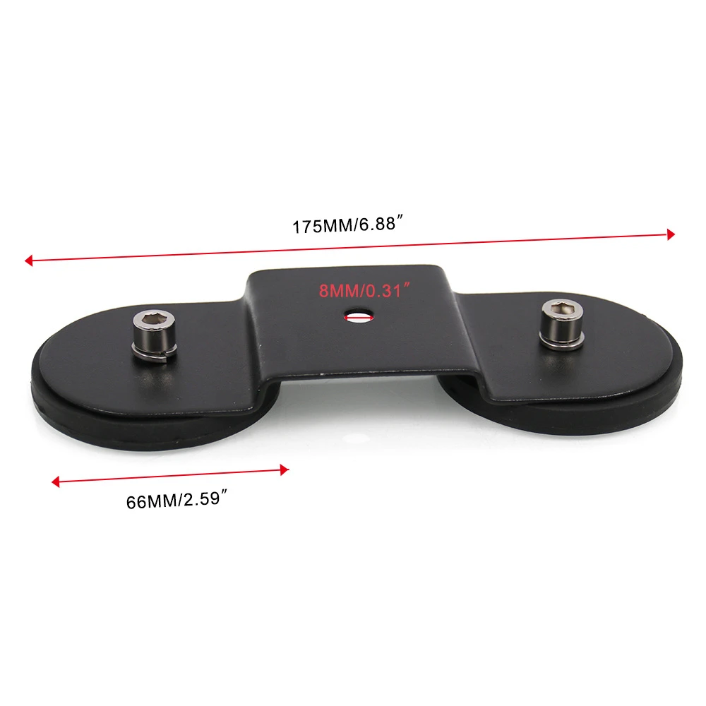2Pcs Stainless Steel Powerful Strong Magnetic Base Mounting Bracket LED Work Light Bar Holder For Offroad SUV ATV UTB Truck Car