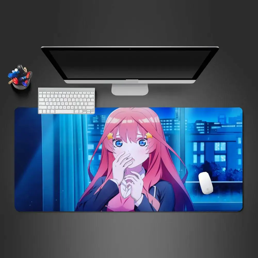 Nakano Itsuki Animation Mousepad Non-slip Suitable For Office Computers Laptops E-sports Game Desk Mats XXL Keyboard