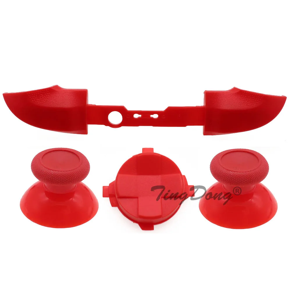 4 في ل Xbox Series X S تحكم LB RB زر قطاع عبر الاتجاه مفاتيح ثلاثية الأبعاد التناظرية الإبهام العصي غطاء عصا التحكم D-الوسادة زر