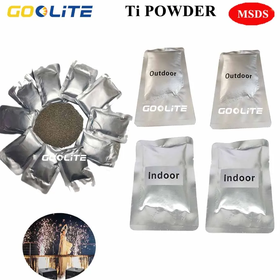 Ti Powder  indoor outdoor Cold sparkler Electronic Spark Machine Composite Ti Powder For Stage events show 200g