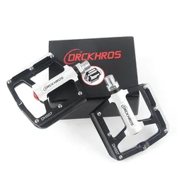 DRCK HROS Bicycle Pedal 9/16 Inch Light Aluminum Alloy Bearing Pedals 3 Peilin Mountain Bike Pedals MTB Accessories