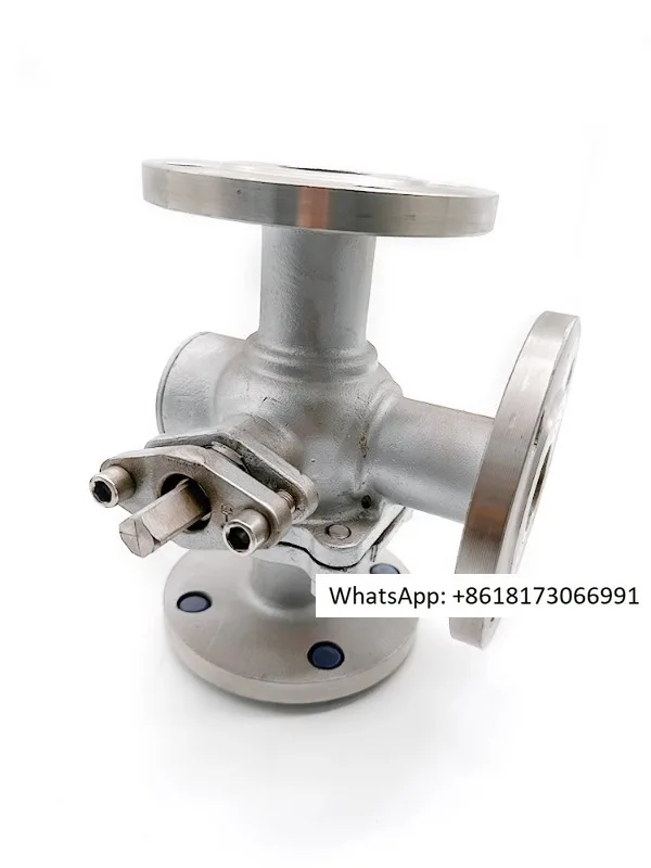 

304 stainless steel three-way flange ball valve Q45F/T type Q44F/L type steering valve diverter valve heat-resistant steam