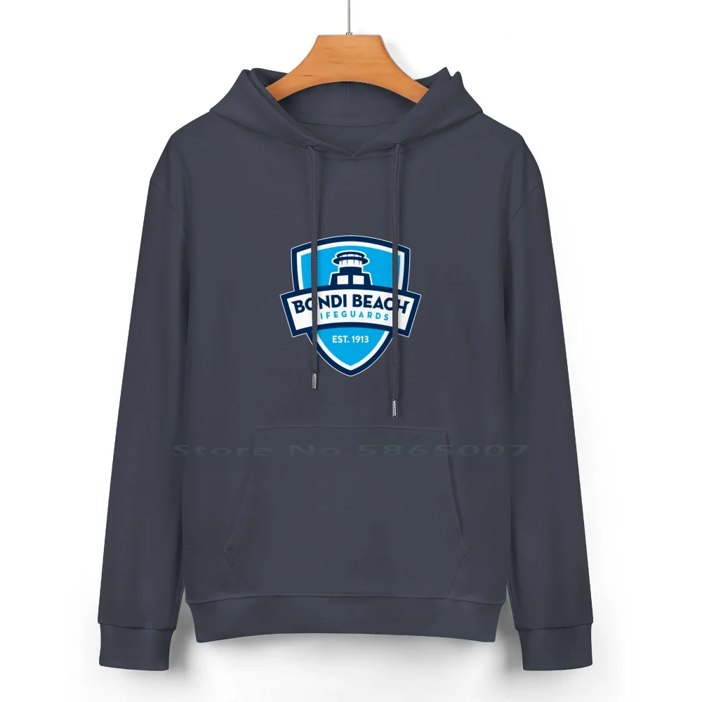 Bondi Beach Rescue Pure Cotton Hoodie Sweater 24 Colors Bondi Beach Australia Lifeguard Surf Bondi Rescue 100% Cotton Hooded