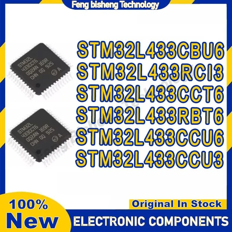 STM32L433RCI3 STM32L433RBT6 STM32L433CCU6 STM32L433CCU3 STM32L433CBU6 STM32L433CCT6 STM IC puce MCU LQFP-48 100% nouveau Original