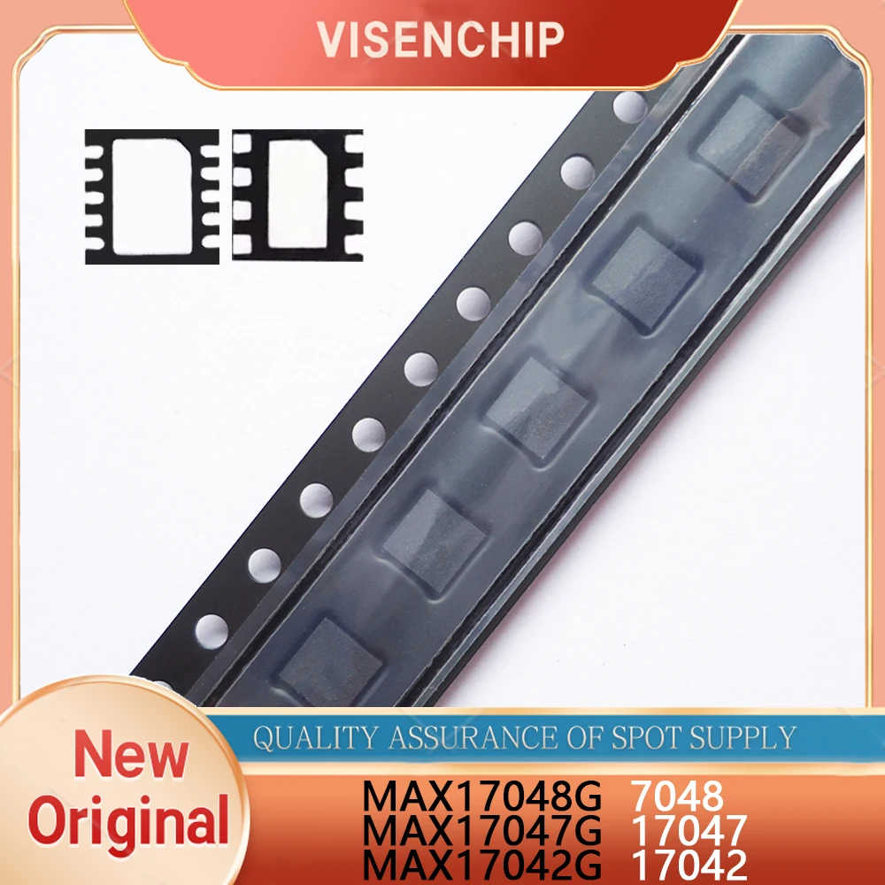 5pieces New Original MAX17048G MAX17048 7048 MAX17047G MAX17047 17047 MAX17042G MAX17042 17042 QFN-10 chipset