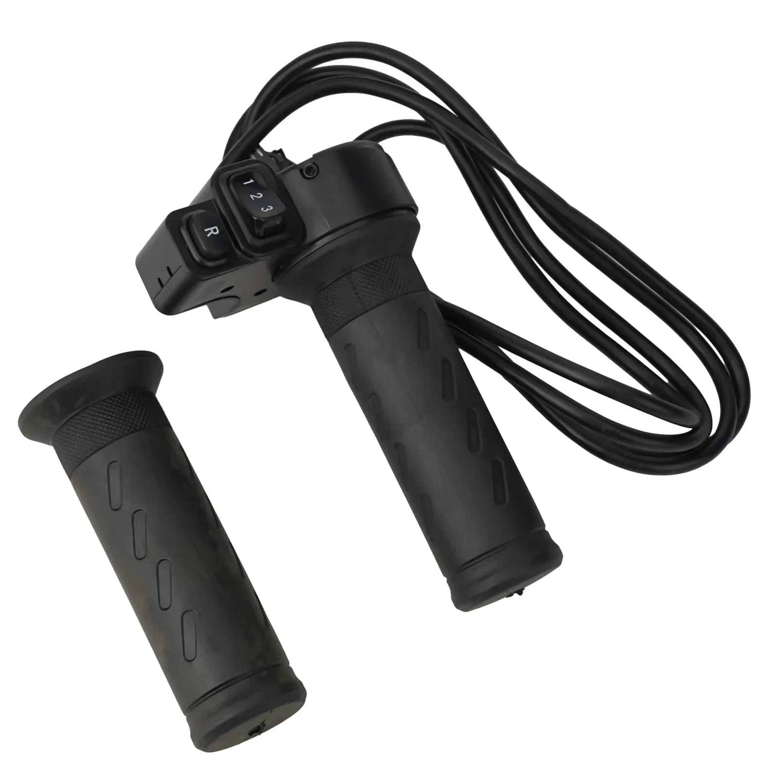 Electric Bike Speed Throttle 24V 36V 48V 72V 3-speed 8PIN Black E-bike EBike Electric Bicycle Electric Scooter