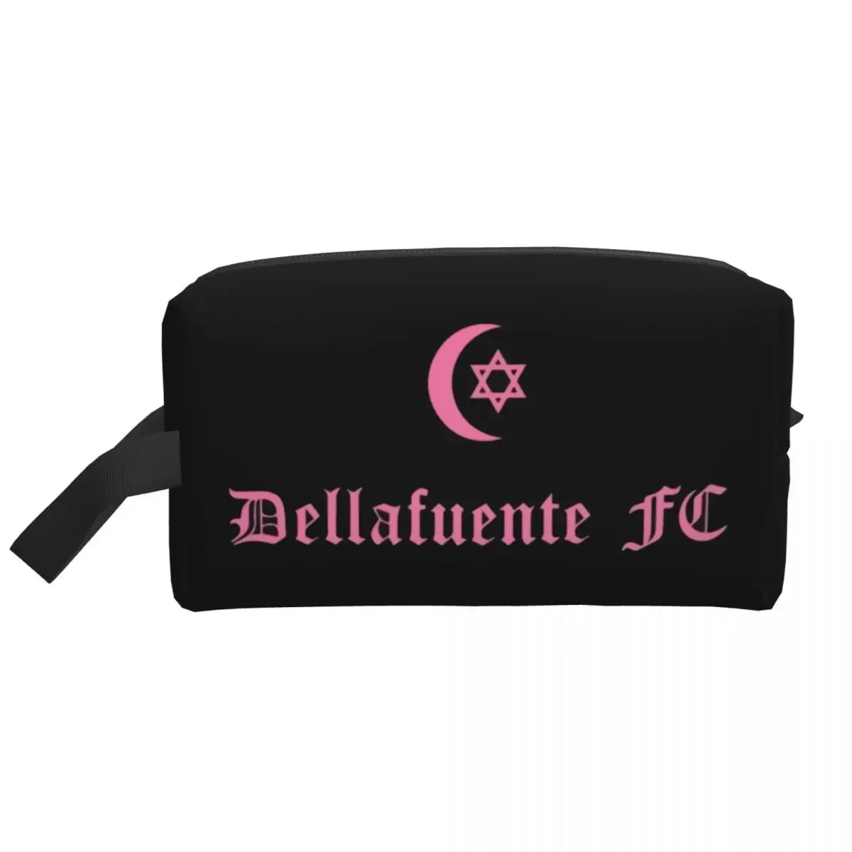 

Dellafuente Makeup Bag for Women Travel Cosmetic Organizer Fashion Fashion Logo Storage Toiletry Bags