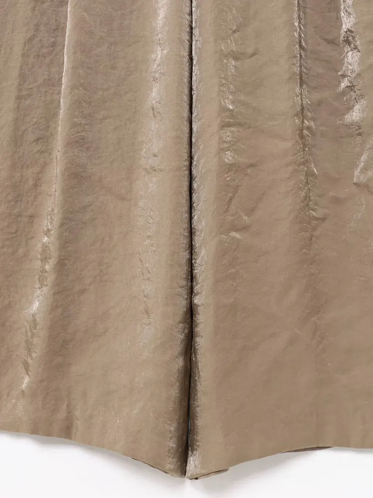 2025 été femmes soie Texture pantalon mode avec ceinture pantalon à jambes larges femme tempérament pantalon femmes pantalon décontracté