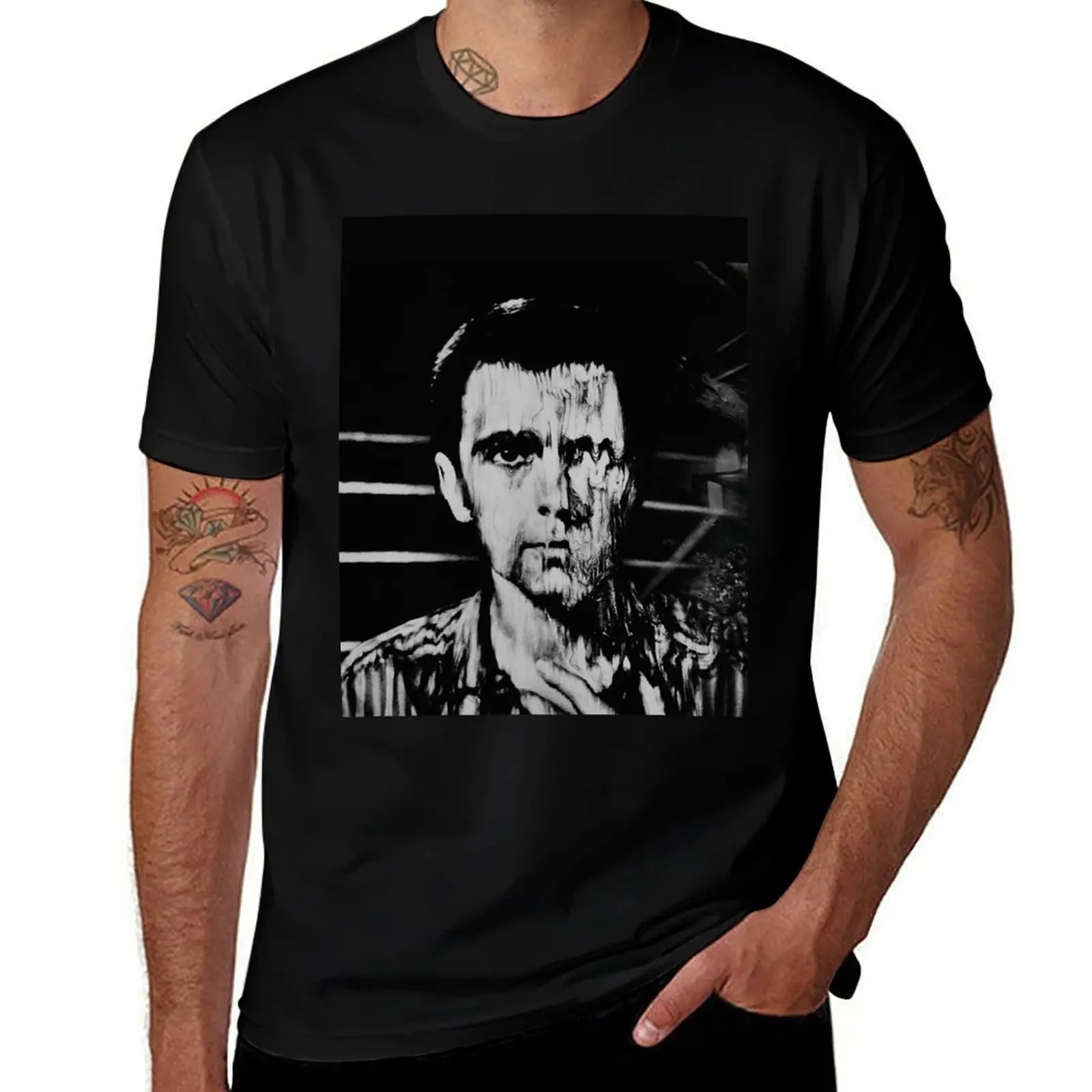 Peter Gabriel (Melt) T-Shirt anime t shirts funny shirt cotton affliction shirts gifts for boyfriend t shirts for men pack