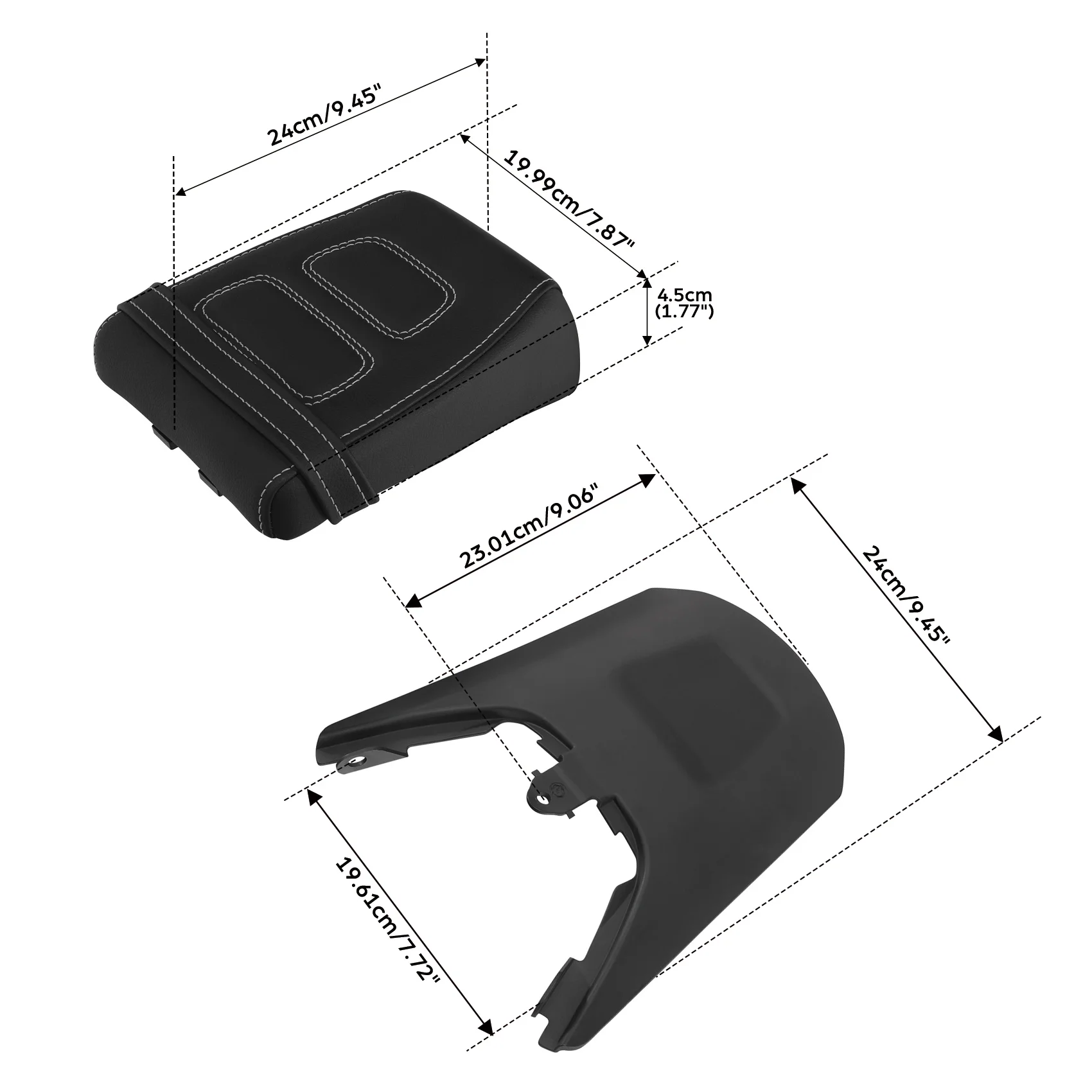 Black Rear Passenger Seat Pillion For Harley Sportster S RH1250S 2021-2025 2024 2023 2022 Motorcycle Accessories
