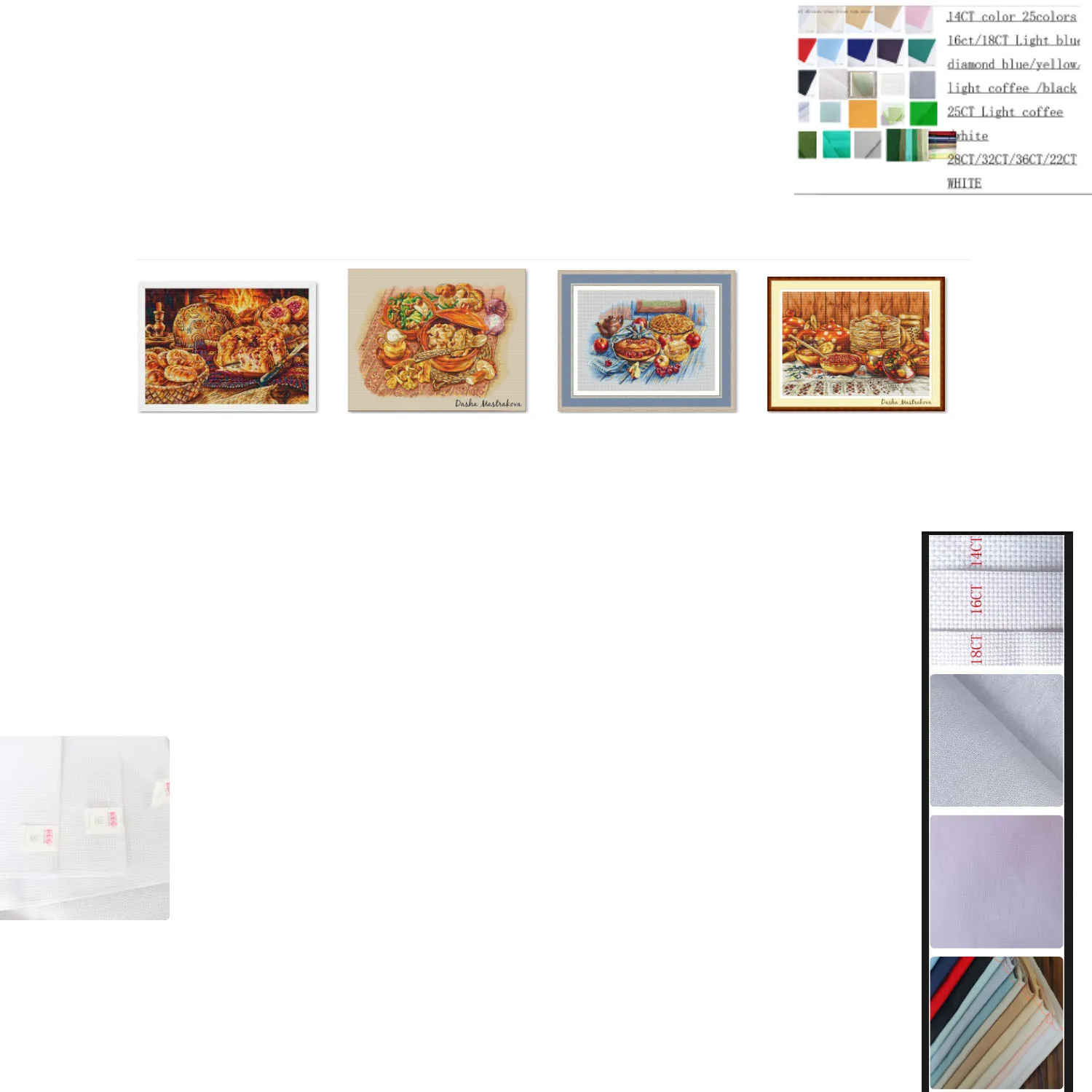 Cross Stitch Kit DIY Set  Mushroom feast 57-43 Decoration Cross Stitch Set New Crafts Handmade Embroidery
