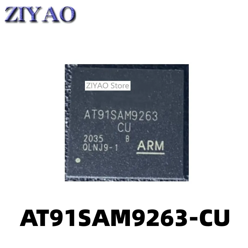 

5PCS AT91SAM9263 AT91SAM9263-CU B-CU BGA324 packaged AVR microcontroller chip IC