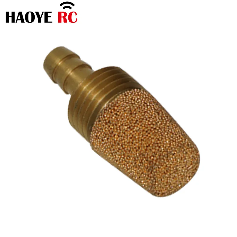 Haoye 1pc Anti Fouling Oil RC Accessory Fuel Clunk Filters Sintered Bronze High Quality D10×M10×D5×L25 Oil Hammer For RC Parts