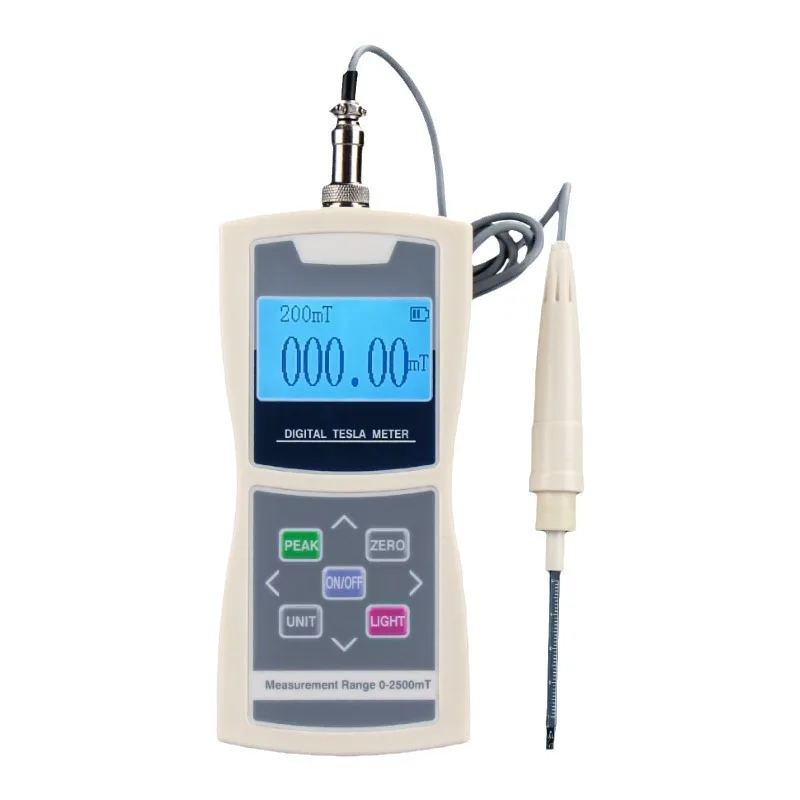 Digital Magnetometer Detection Field Strength Strength Testing Instrument