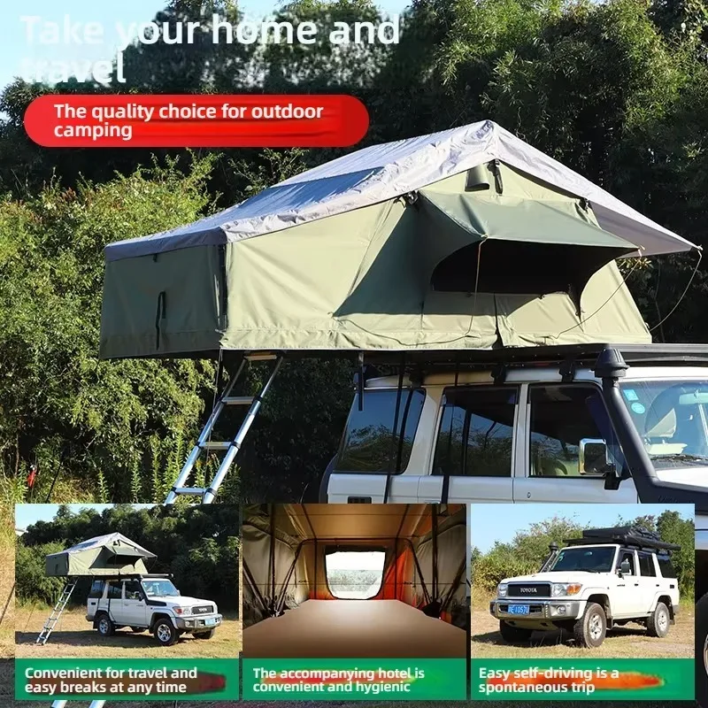 Rear Mounted Car Roof Tent Quick Open Automatic Outdoor Camping Tent for Self-driving Tour SUV 4x4