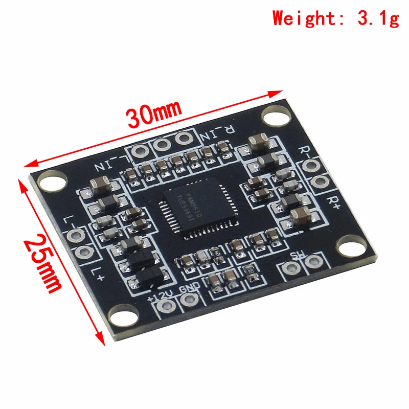 PAM8610 digital power amplifier board 2 x15w dual channel stereo mini class D power amplifier board