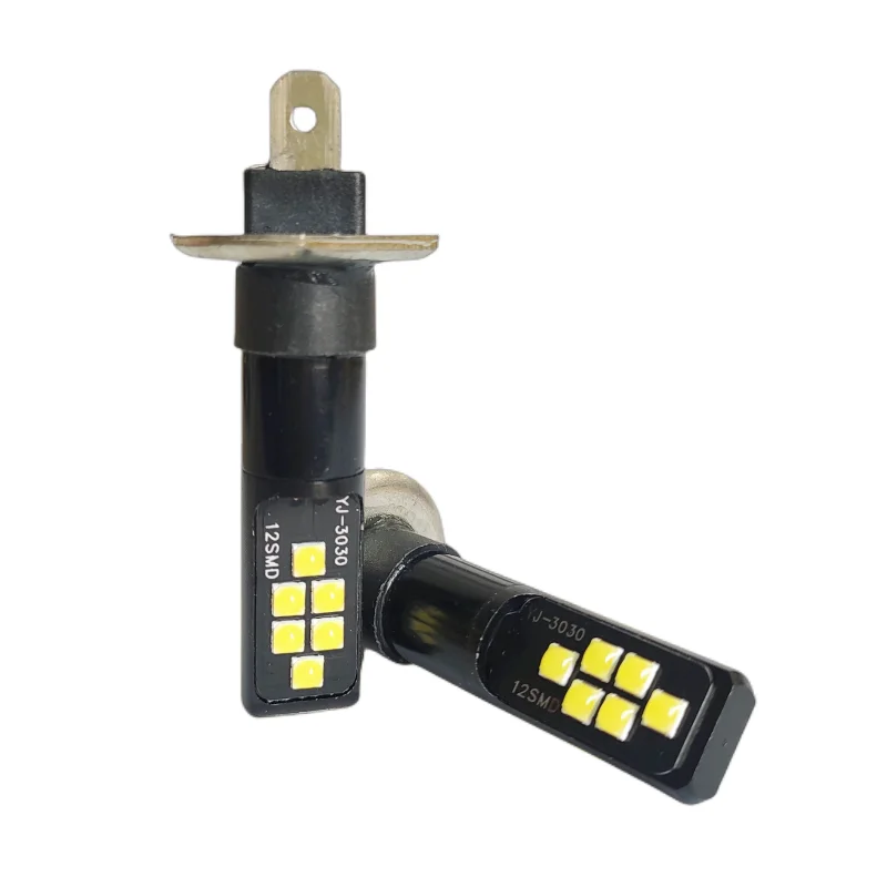

2 x H1 24W LED automobile car fog lights lamp DRL bulb golden yellow Lemon green white color