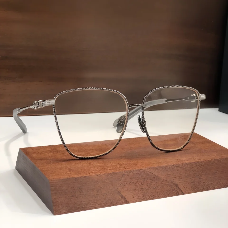 

Новые мужские модные очки в оправе из титанового сплава, элитный бренд, женские оптические мультифокальные очки по рецепту, высококачественные очки для близорукости